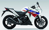 Honda-CBR250-tri-white