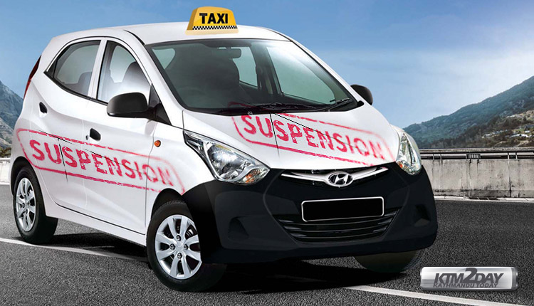 Taxi-suspension