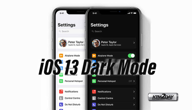 iOS 13 Dark Mode