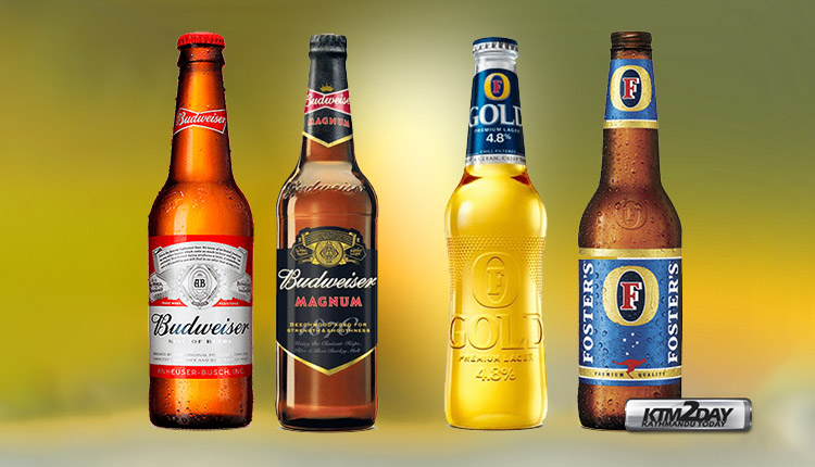Budweiser Fosters Beer nepal