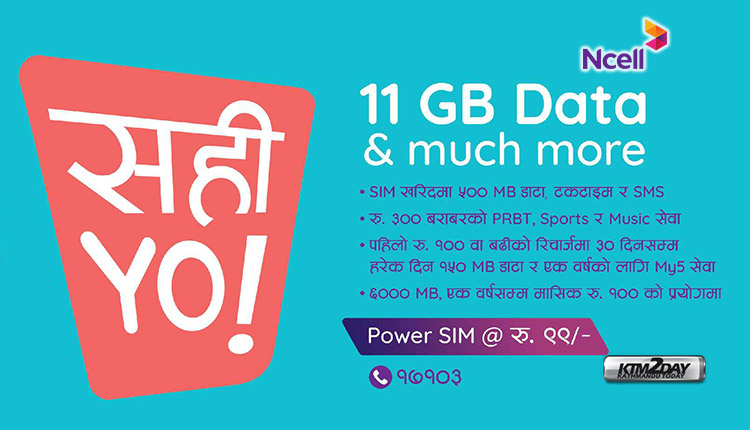 Ncell Sahi Yo Power Sim