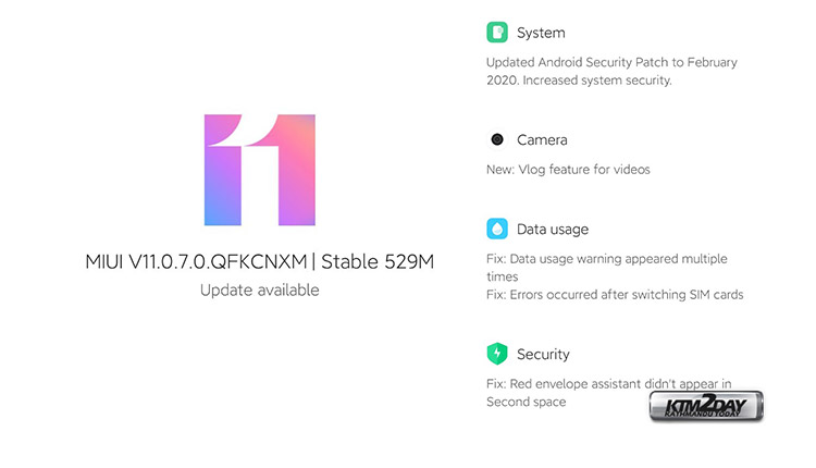 Redmi K20 Pro miui update