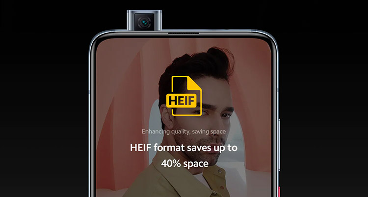 Poco F2 Pro HEIF Image Format