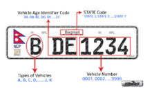 Embossed number plates are mandatory on all vehicles registered and renewed from July 16