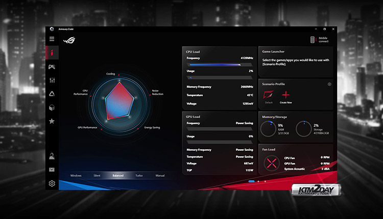ROG Armoury Crate software