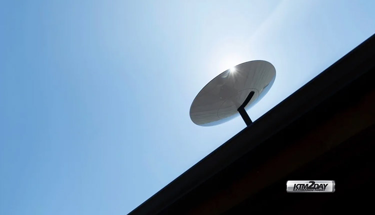 SpaceX Starlink satellite antenna