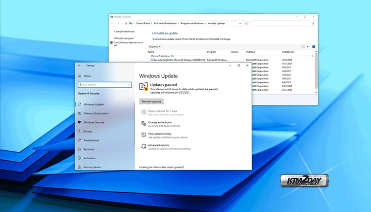 Windows 10 security patches