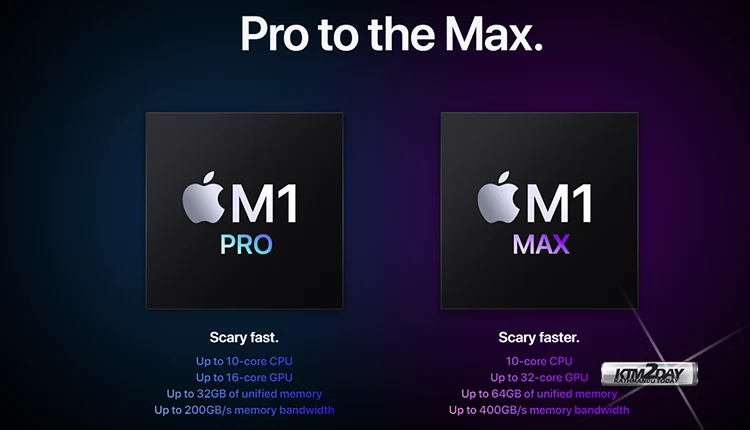 Apple M1 Pro to Max