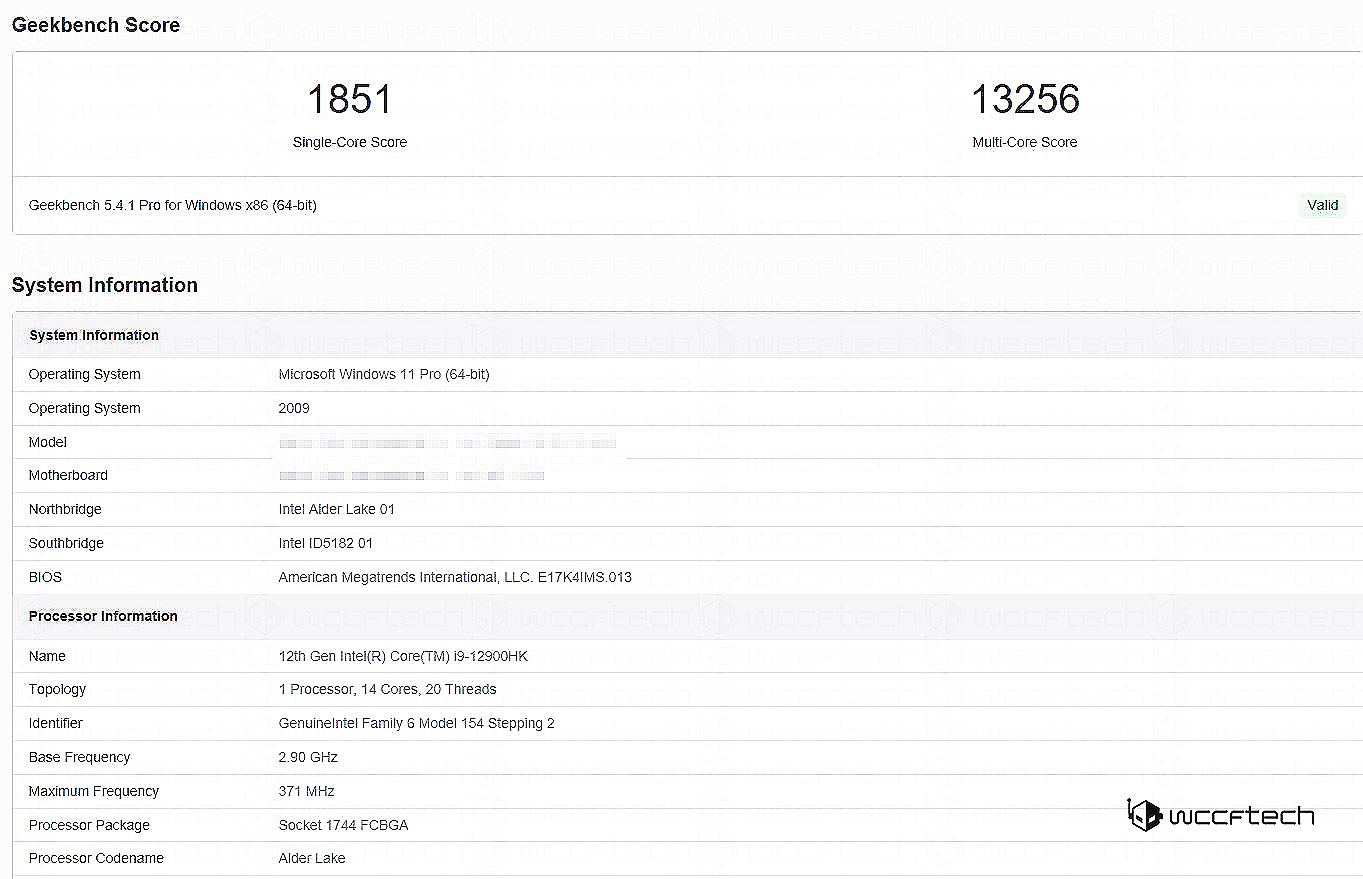 Intel-Alder-Lake-12900HK-Benchmark