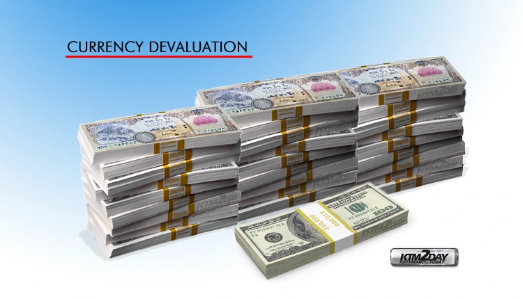 Nepali rupee devaluates