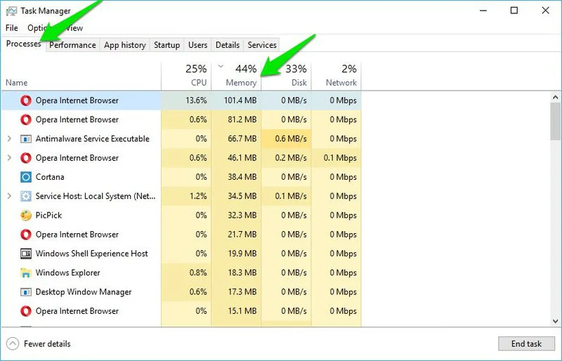 Task Manager End Task