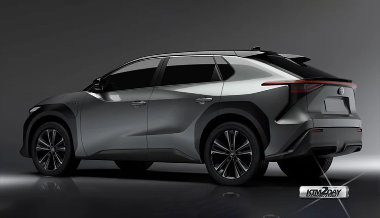 Toyota bZ4X ev side profile