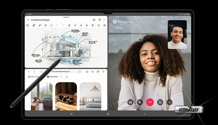 Galaxy Tab S8 Google Duo