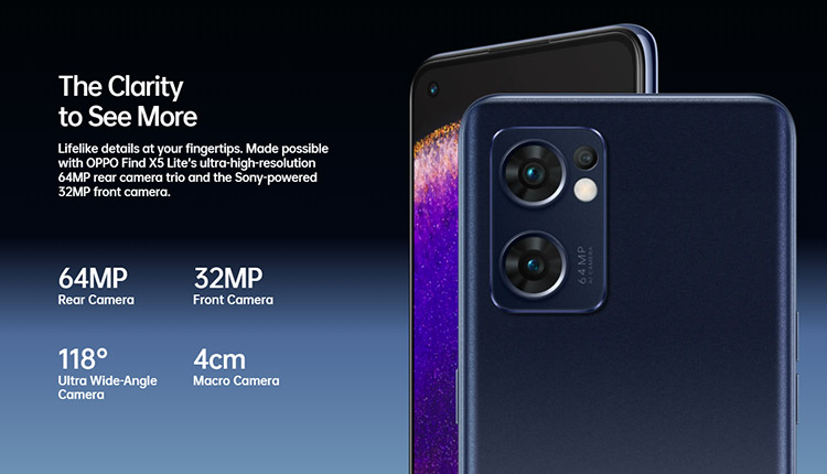 Oppo Find X5 Lite Camera