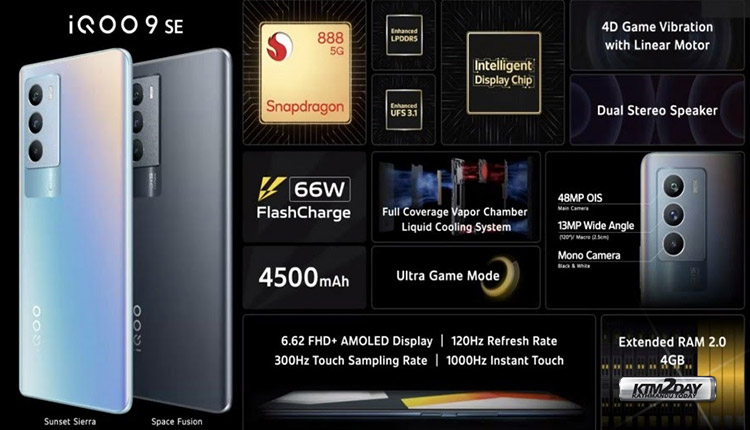 iQoo 9 SE Features