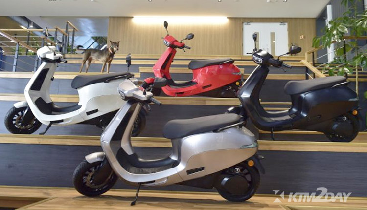 electric scooter catches fire