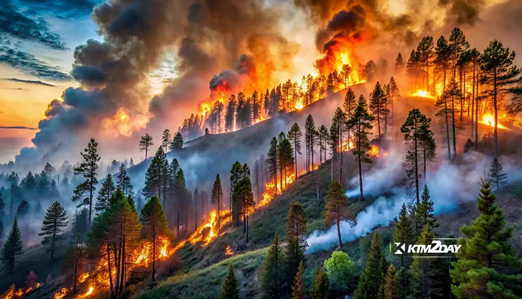 Bush Fires in Nepal
